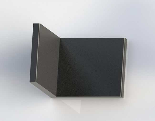 Customized Black Anodized Aluminum Angle , Aluminium Angle Profiles Highly Durable