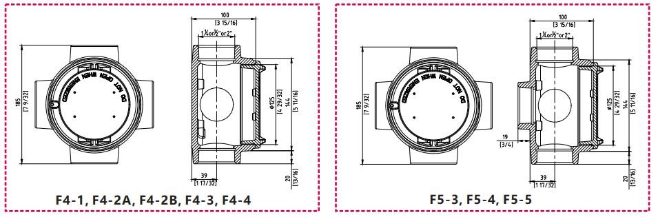 UL IP66 Stainless Steel Explosion Proof Junction Box
