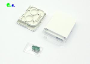 Quality 1 2 Ports FTTH Products Fiber Optic Enclosures Wall Mount Termination Box wholesale