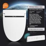 Toilet Intelligent Bidet Seat With Soft Close Lid Automation Water Cleaning