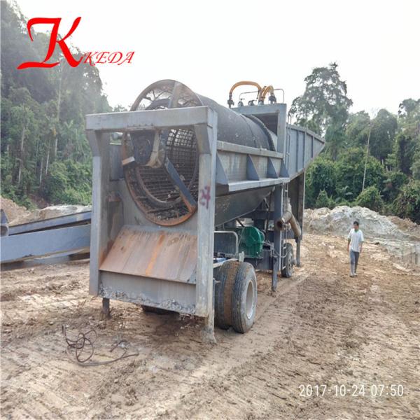 keda gold and diamond mining equipment gemstone trommel gold washing plant mini