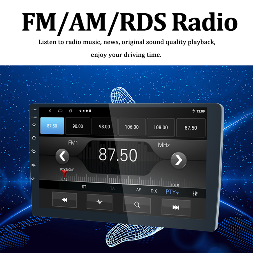 9 inch Car Multimedia Player Wifi Octa core 2G 32G 4G LTE Auto Radio Stereo for AM FM