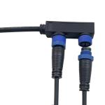 4 Pin IP68 Waterproof LED Connectors 500V Cable Jacket OD 6 - 14mm