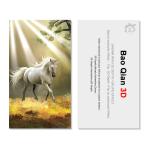 Customized Logo 3D Lenticular Card / Shaped Stand Holographic Business Cards
