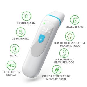Quality Forehead Ear LED Display Infrared Digital IR Thermometer wholesale