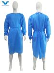 30-50GSM En13795 Disposable Clothing Waterproof SMS/PP/PP PE Isolation Gowns