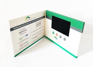 Quality CMYK Printing Promo Video Brochure 128MB Video Player Greeting Card wholesale