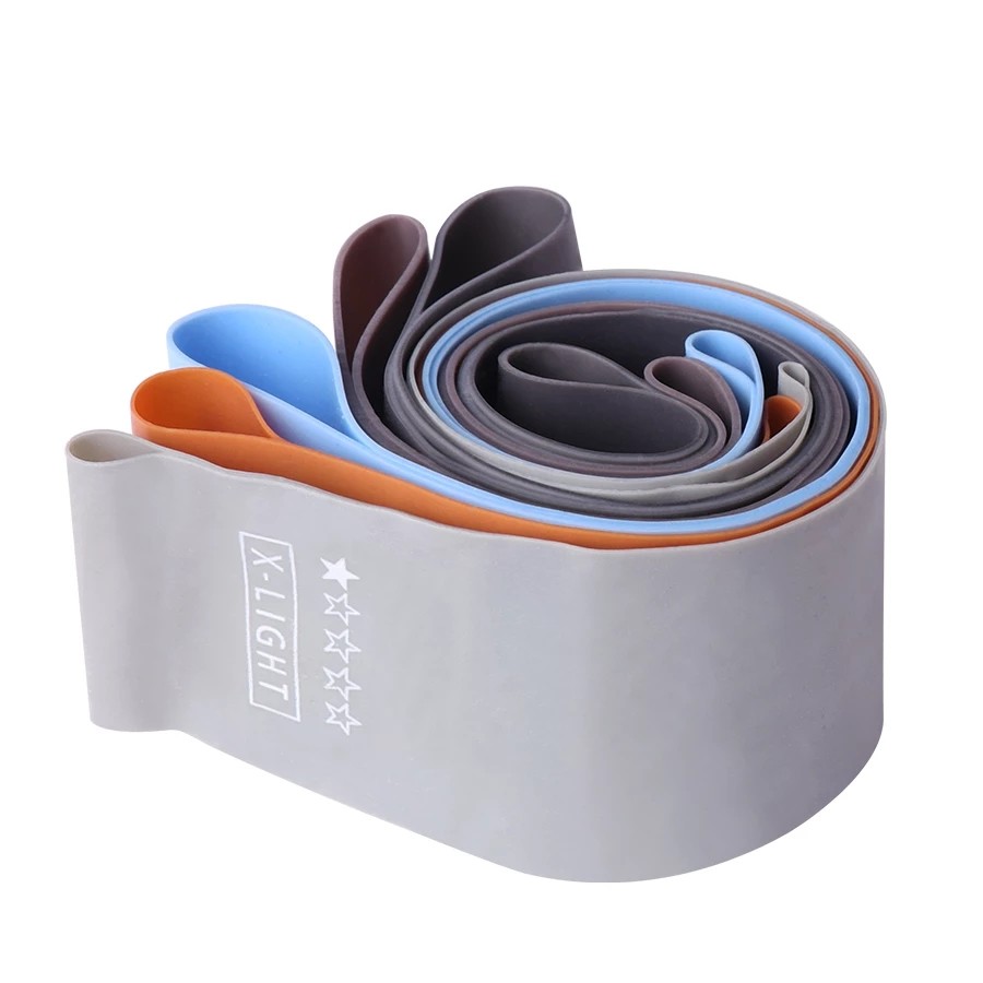 Natural Latex Gym Exercise Strength Elastic 60cm Resistance Bands For Fitness Yoga Crossfit Training