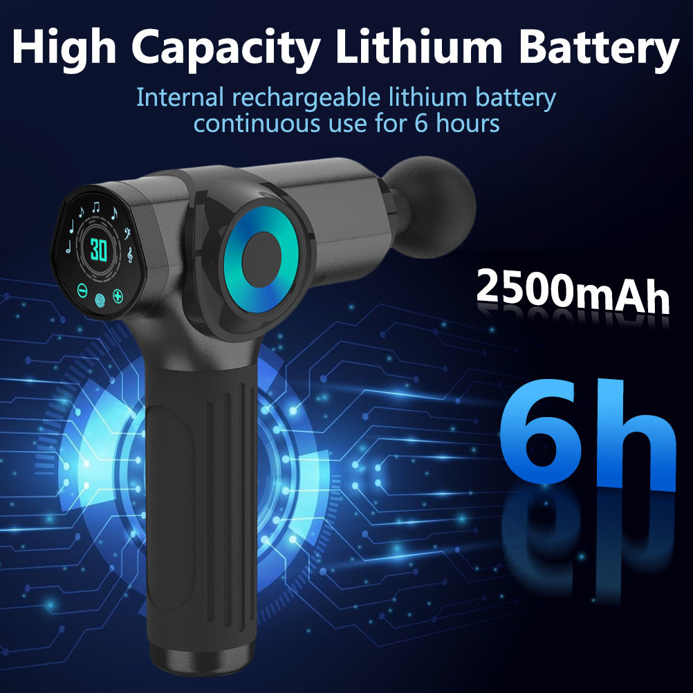 2500mAh Brushless Cordless Handheld Muscle Massager High Torque Muscle Recovery