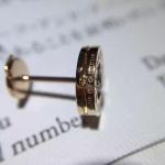 brand jewelry gem earring in 18 kt gold 18k gold jewelry