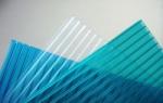 Wholesale supplier 4mm 4*8feet Blue Polycarbonate Hollow Sheet from China