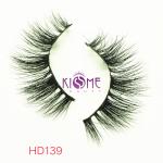 Soft Full Strip 3D Mink Eyelashes Cruelty Free Professional Application