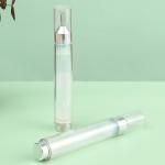 Silver Luxury Plastic Syringe Airless Bottle 5ml10ml 15ml for Empty Airless
