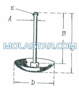 Quality Molastar Stainless Steel Marine Mushroom Anchor Plough Anchor Easy Handling Steel Anchor For Marine wholesale