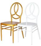 Stacking Outdoor Powder Coating Metal Wedding Chiavari Chair 4.5kg
