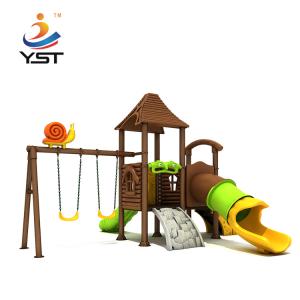 Quality Commercial Forest Theme Kids Playground Slide Outdoor Eco friendly wholesale