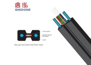 Quality Environment Friendly Fiber Drop Cable , Fiber Breakout Cable Simple Structure wholesale