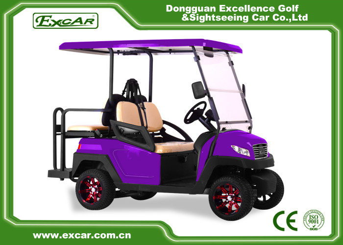 CE Approved 4 Seater Golf Car Aluminum Chassis For Tourist