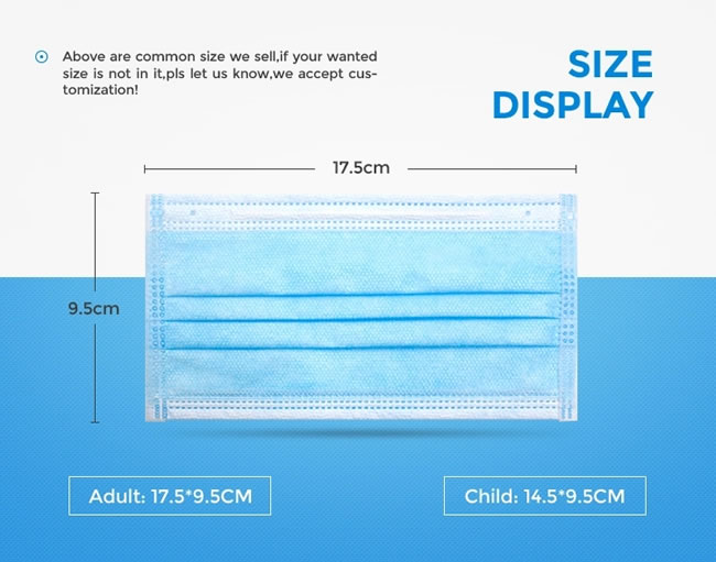 Factory Wholesale Disposable Nonwoven Face Mask