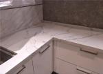 Modern Calacatta Prefab Quartz Countertops Enviroment Material CE Certificated