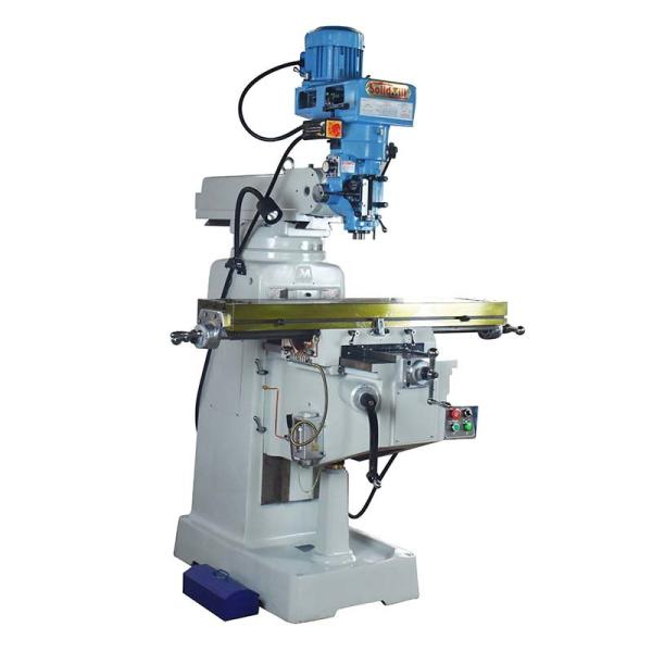 760mm X Axis 1270x254mm Worktable Turret Milling Machine Vertical For Metal