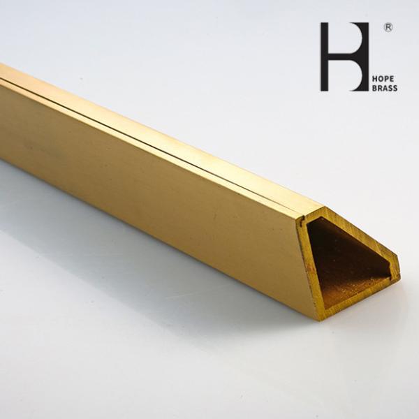 Customised Copper Alloy Custom Extruded Profiles / Decorative Copper Profiles