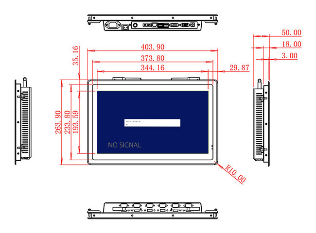 15.6-Inch Embedded Display for Factory Automation and Equipment Monitoring