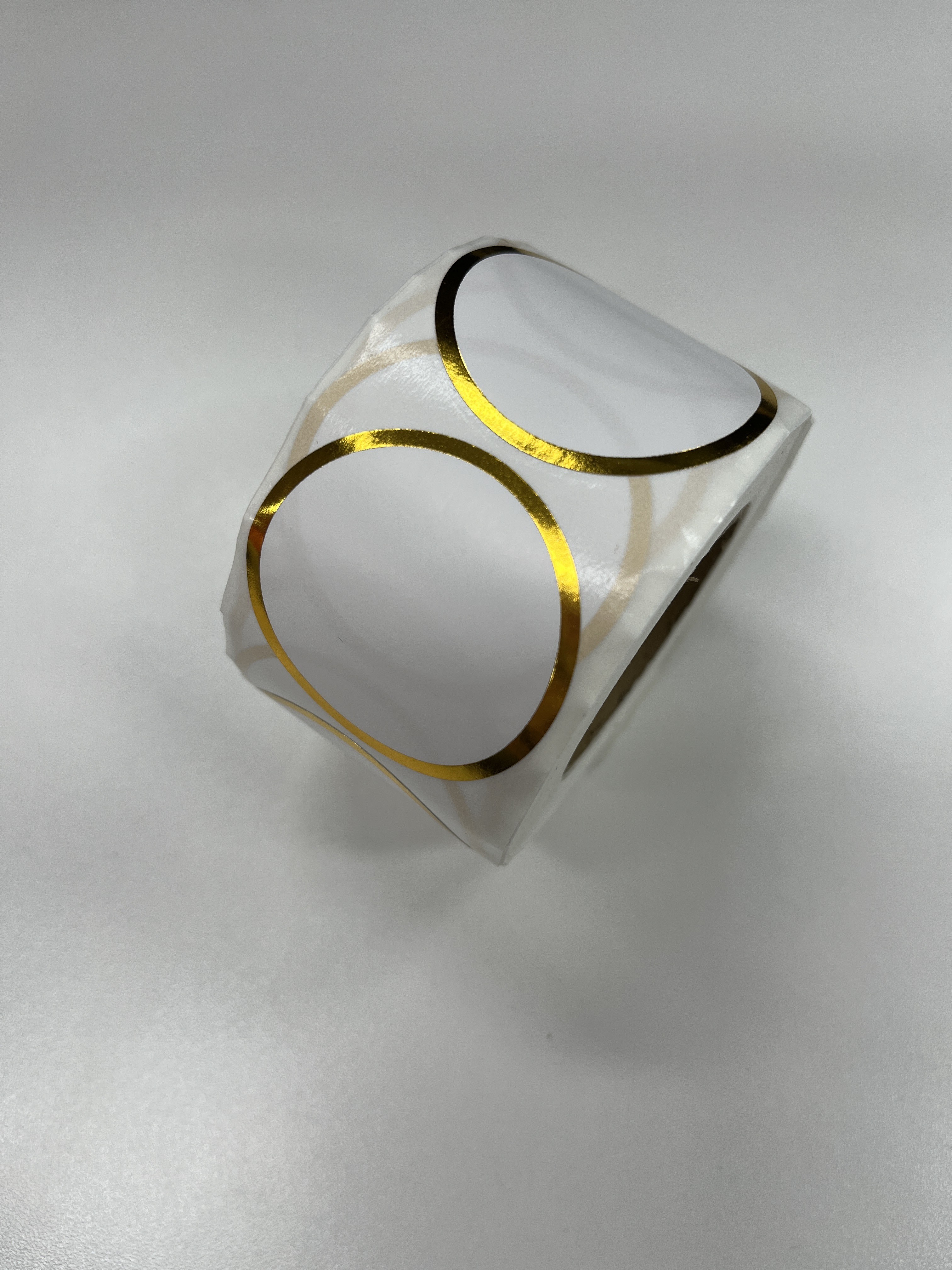 Round Digital Full Color Printing Labels with Water Resistant Finish