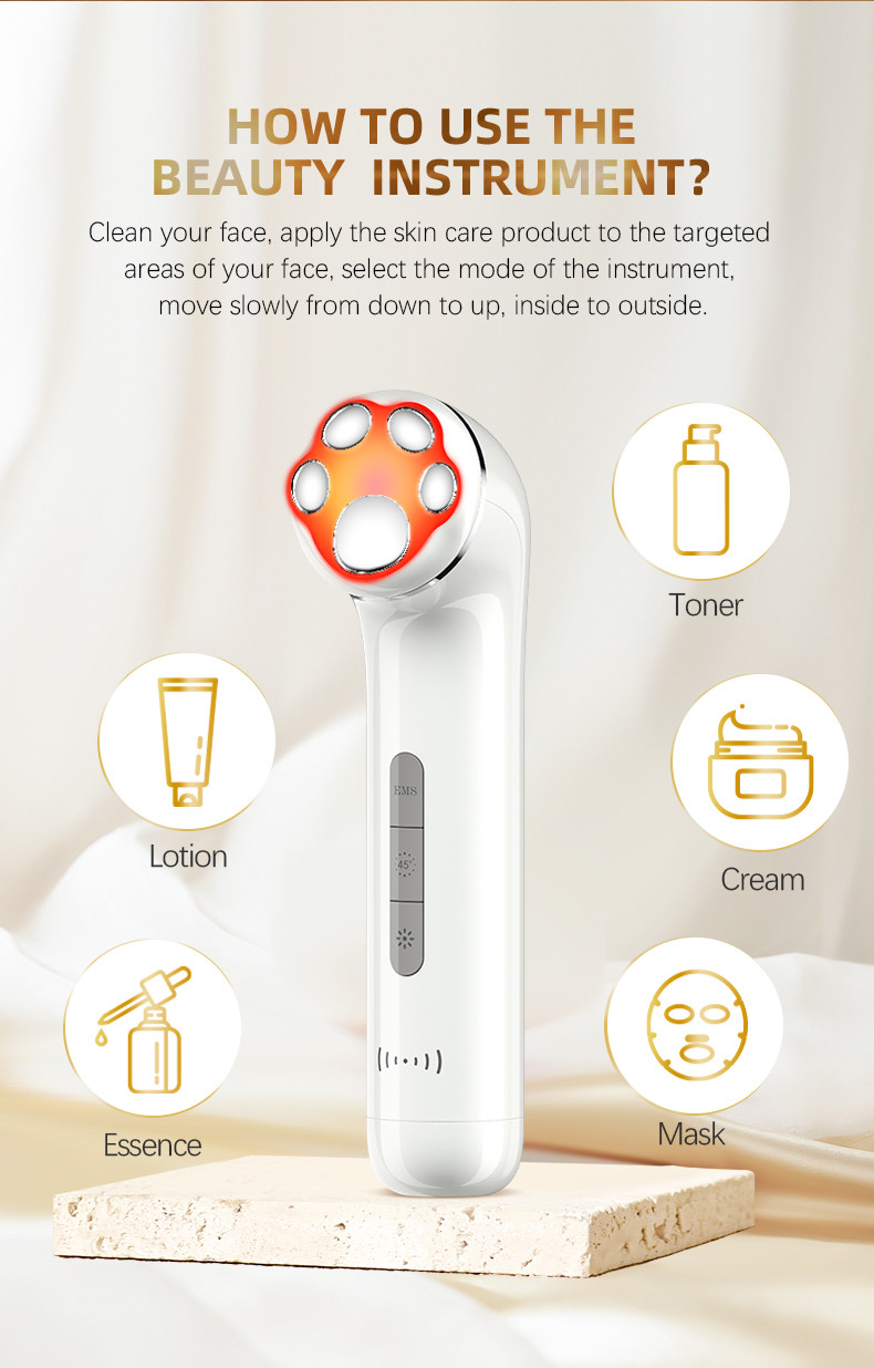 Multifunctional Facial Massager, MICROCURRENT for Skin Lifting & Firming - Wrinkle & Dark Circle Reducer - at Home Skin Care Face Sculpting Tool,