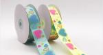 Customized Print Satin Grosgrain Ribbon with Logo For Wrapping Decoration