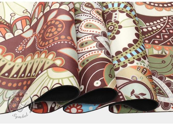 Durable eco biodegradable Suede Microfiber + Natural Rubber Yoga Mat, Pilate Mat