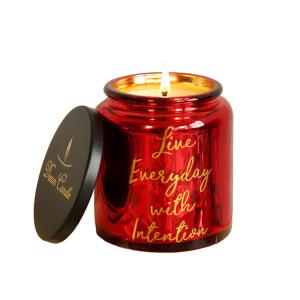 Quality Luxury Wedding Scented Candle Glass Candle With Metal Lid wholesale