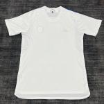 White Polyester Soccer Fan Version Jersey Long Lasting