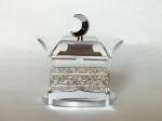 P4-Arabia Exquisite Imitation metal base Louhua Lily Sugar bowl