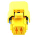 Yellow 2 Pin Female Automotive Wire Connectors 211PC022S4049