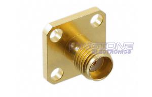 Quality Gold SMA Male Female Coaxial Connector Bulkhead Crimp With Reverse Polarity Plug wholesale