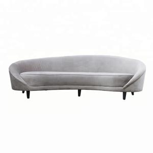 Quality White Fabric Modern Living Room Couches With Solid Wood Frame wholesale