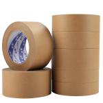 Brown Waterproof 140mic Custom Printed Custom Kraft Shipping Tape