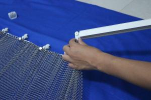 Quality Painting Aluminum Hanging Metal Coil Drapery / Curtain Product 1.5mm wholesale