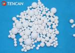 High Wear Resistance Ball Mill Media , Ceramic Grinding Ball With White Color
