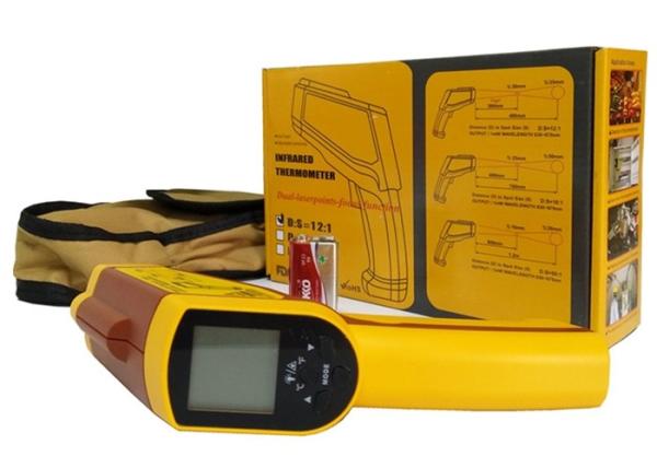 Dual Laser Target Infrared Grill Thermometer , Portable Infrared Laser