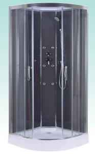 Quality Chrome Profiles Quadrant Shower Cubicles , 900MM Quadrant Shower Enclosure wholesale