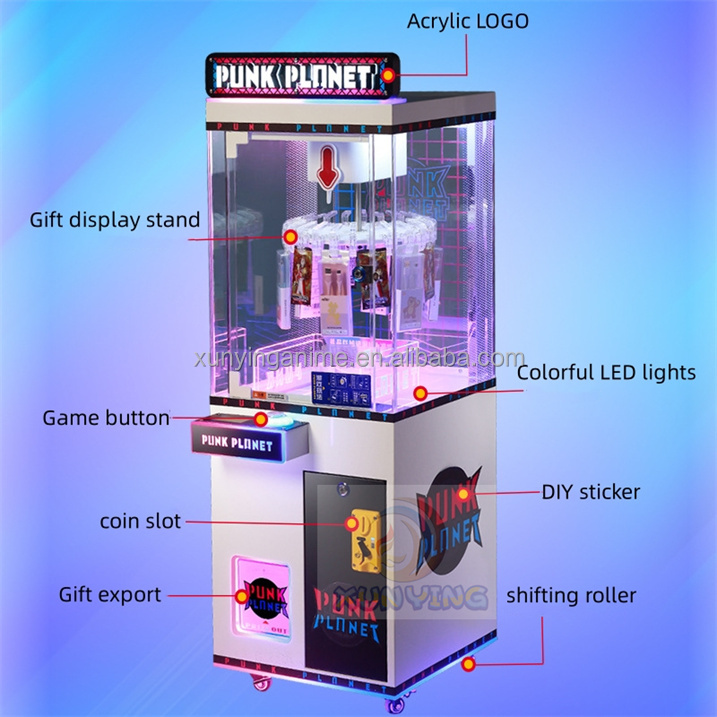 50KG Black Coin-Operated Clip Gift Clamp Prize Claw Toy Vending Machine at Affordable