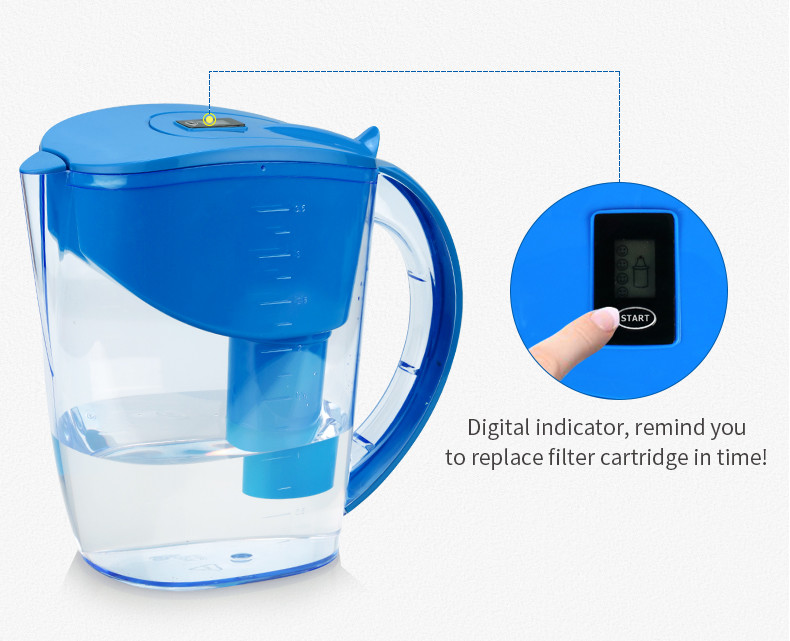 Fashion Britra Alkaline Classic Water Pitcher 3.5L for Family Healthy Life