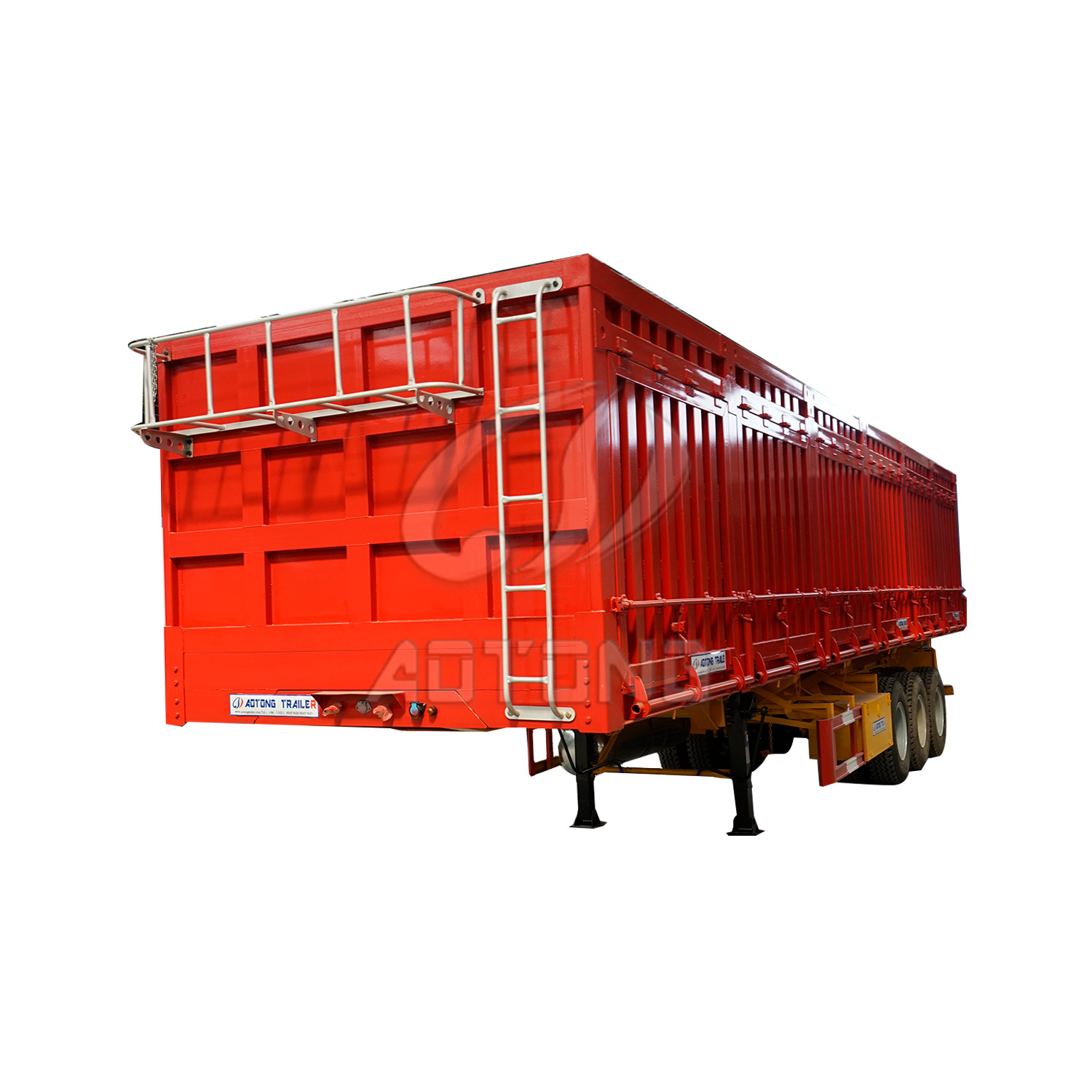 53ft Enclosed Box Cargo Dry Wing Van Truck Semi Trailer with 30-100T Max Payload