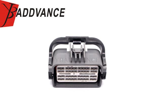 Black 48 Pin Female Electrical ECU Wire Harness Connectors Housing For