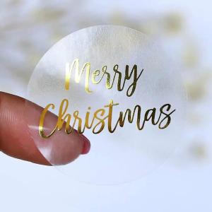 Quality Customized Round Transparent Clear Labels Personalised Business Wholesale wholesale