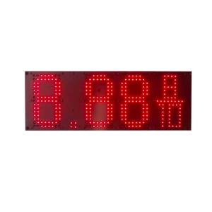 Quality 3'' Bright White Outdoor LED Gas Price Sign Remote Control wholesale