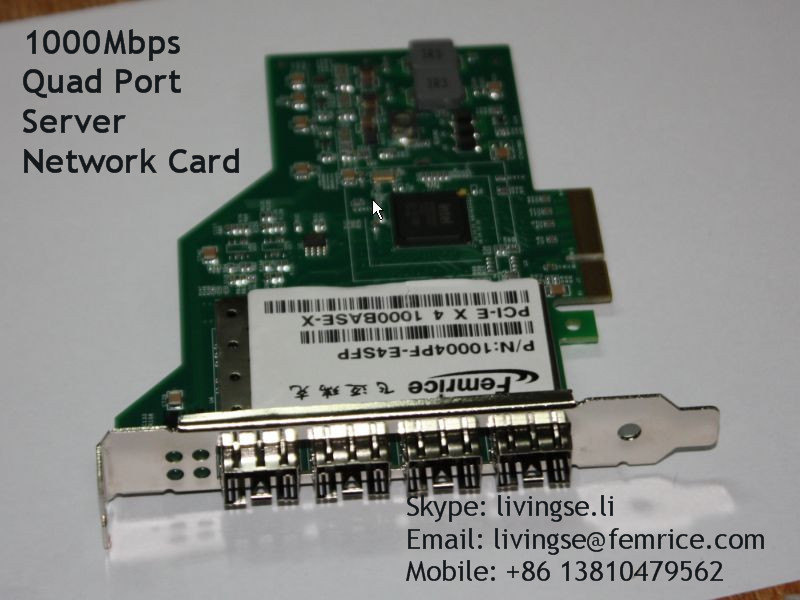 IEEE802.3 Network Standard 1000Mbps Ethernet fiber optical network adapter