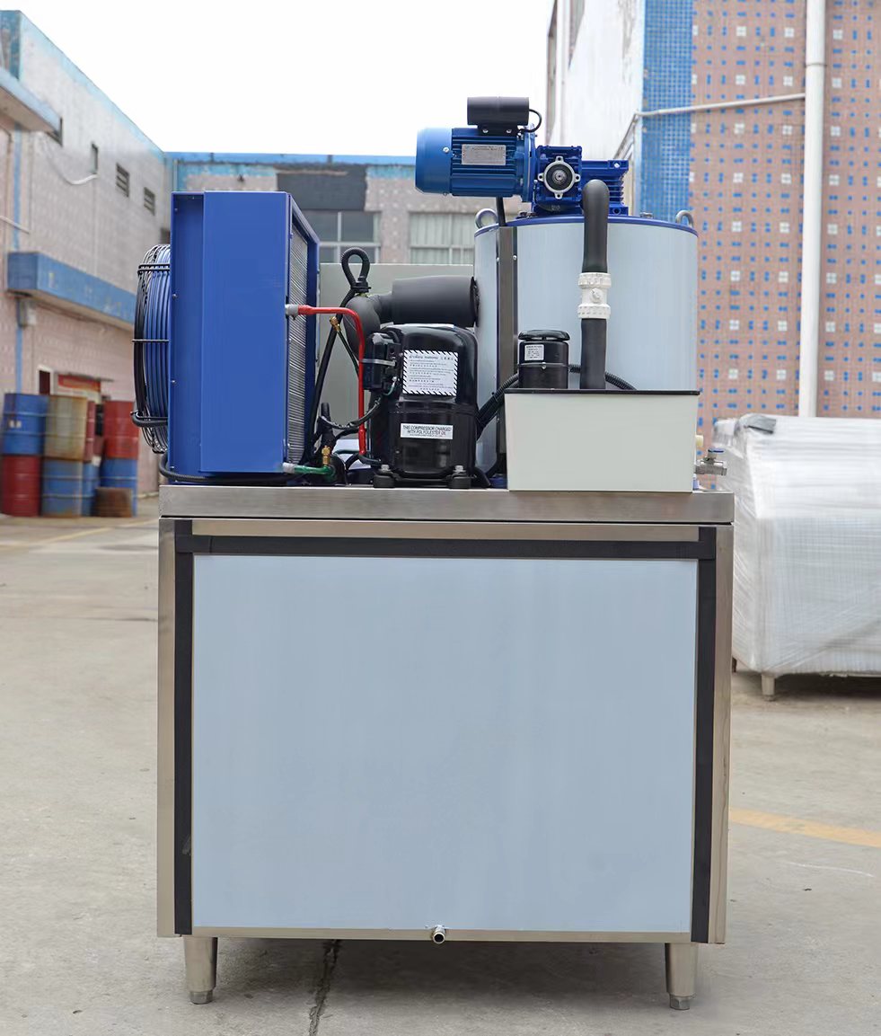 Automatic 1.5ton 1500kg Big Block Flake Ice Machine for Business Drink Other name ice maker machine